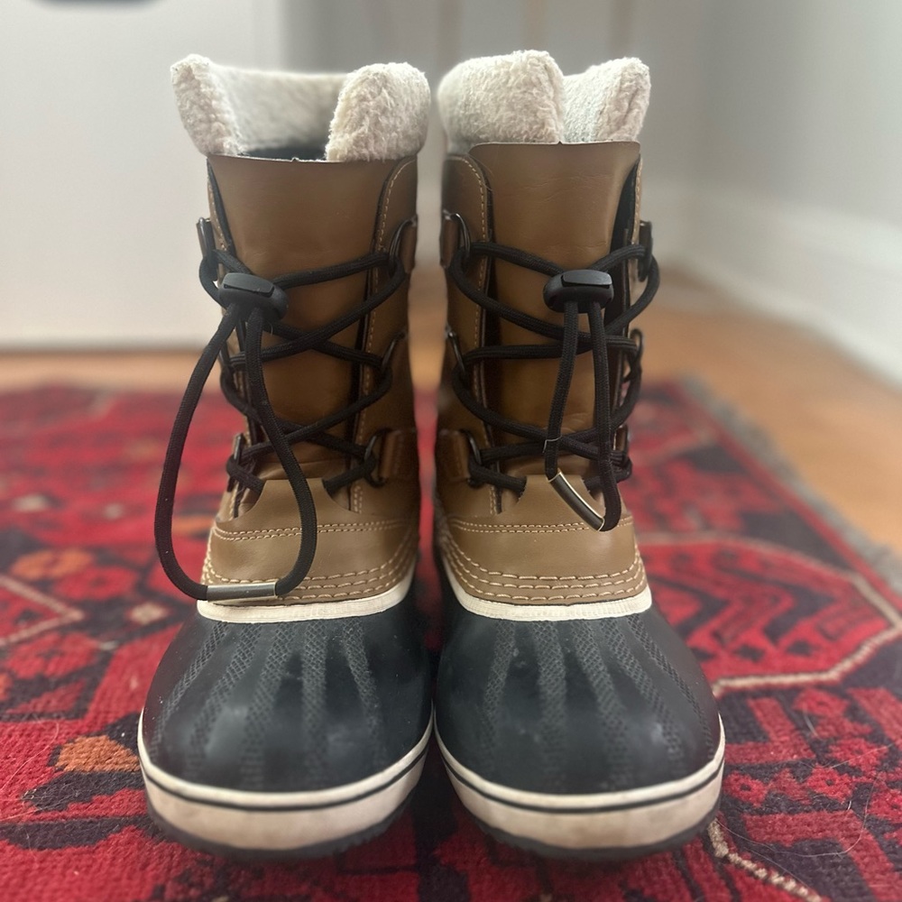 SOREL Yoot Pac Kids / Insulated Waterproof Snow Boots Tan